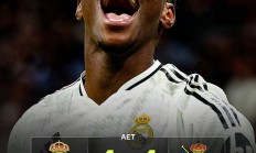 FBAPP:国王杯的疯狂无法想象！皇马4-4打平皇家社会，总分5-4晋级